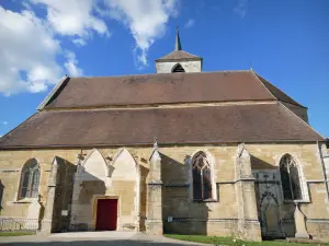 Vallei van de Cousin - Kerk van Saint-Germain-d'Auxerre in Vault-de-Lugny