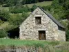 Vallei van Lesponne - Stenen huis, in de Bigorre