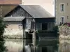 Vallei van de Loir - Oude molen aan de rivier de Loire, op Ruille-sur-Loir