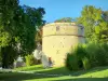 Vallery castle - Dovecote and castle garden