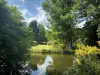 Valley-aux-Loups departmental estate - English river surrounded by trees