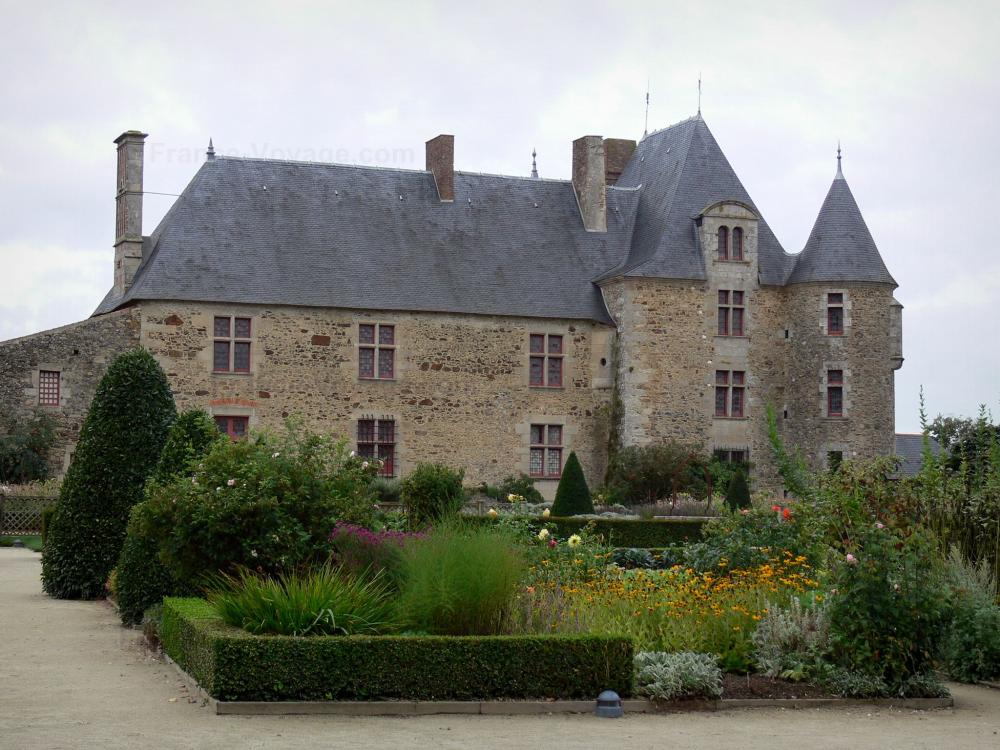 Guide de la Vendée - Logis de la Chabotterie - Logis et jardin clos