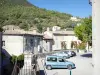 Venterol - Gevels van huizen in het Provençaalse dorp