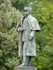 Verdun - Bronzen beeld ter ere van generaal Sarrail