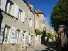 Vézelay - Façades de maisons de la rue Saint-Pierre