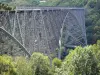 Viaur viaduct - Railway viaduct, metal work of art, spanning the Viaur valley