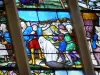 Vic-le-Comte Holy Chapel - Interior of the Holy Chapel (Saint-Pierre church): old window