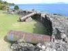 Vieux-Fort - Kanonnen van het oude fort