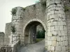 Le Villard - Fortified gate in the village; in the town of Chanac