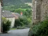 O Villard - Ande na aldeia fortificada; na cidade de Chanac