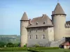 Virieu castle - Medieval fortress and its formal gardens
