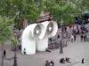 Wijk Beaubourg - Vents in Piazza van het Centre Pompidou