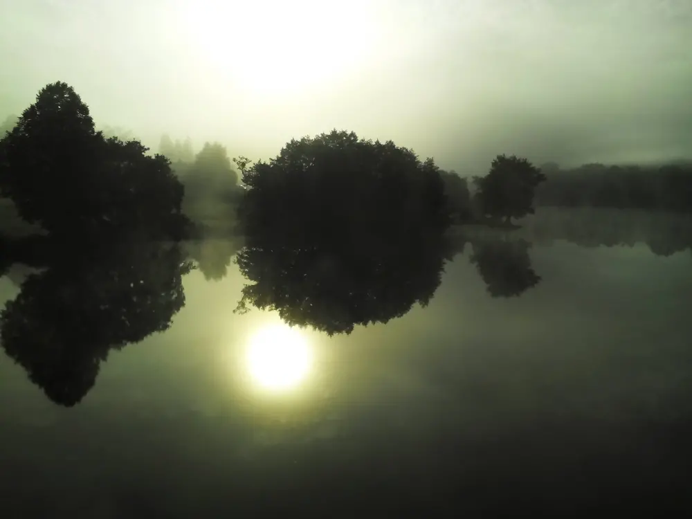 スワロー湖 - 日の出