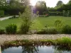 ロジンの父親 - 池と庭