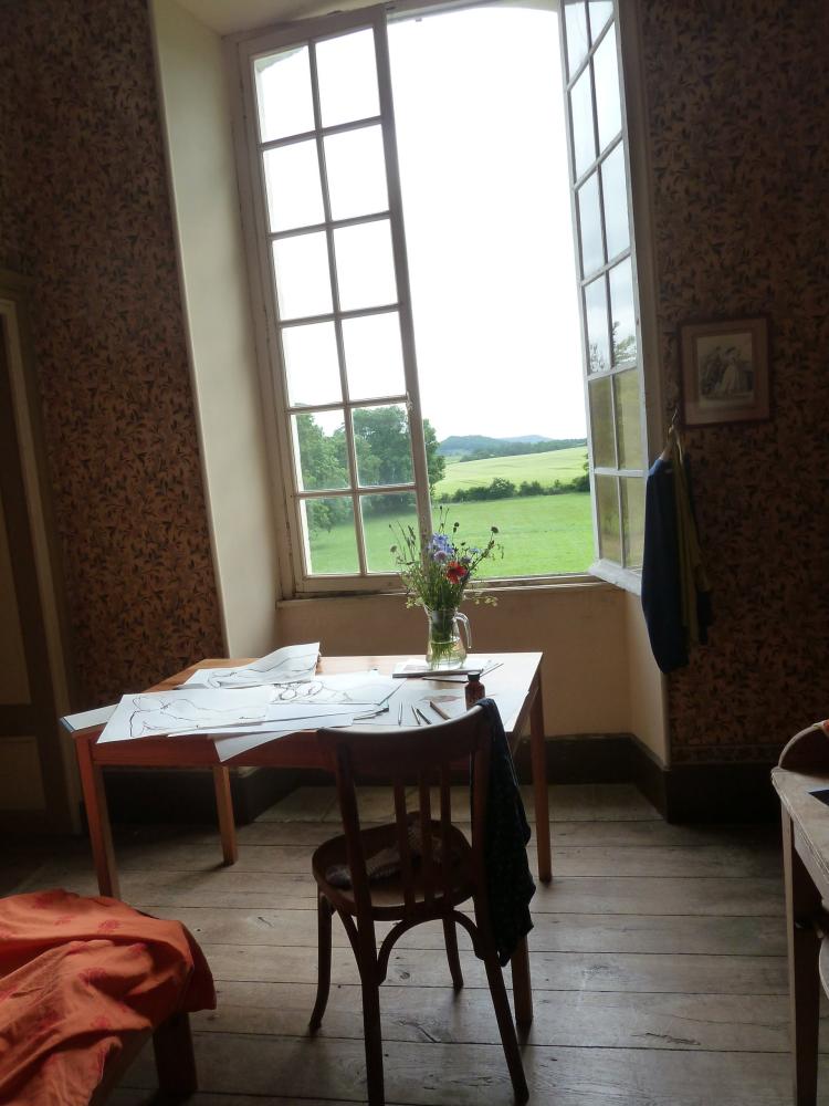 Abtei Septfontaines - Blick aus einem Zimmer
