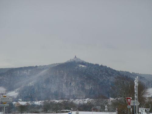 Alsace, chambre, b&b, pension route du vi - Die Haut-Koenigsbourg winter