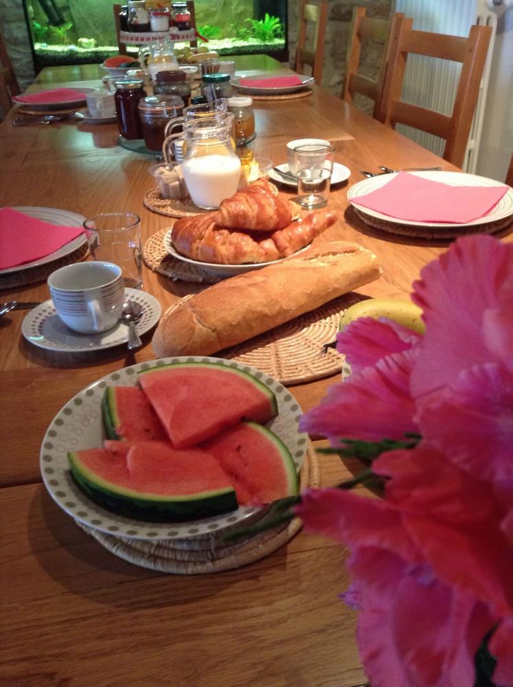 Das B & B Anglades - Frühstück
