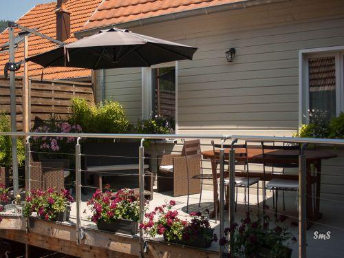 Au Coeur d'Alsace - Die Terrasse Haus
