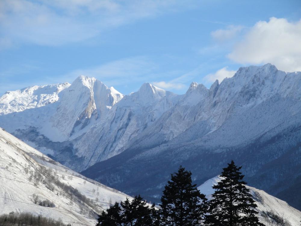 Bellevue accous. Flucht in der liebe - Blick auf das Fenster im Winter