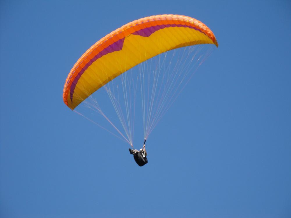 Bellevue accous. Flucht in der liebe - Gleitschirmfliegen