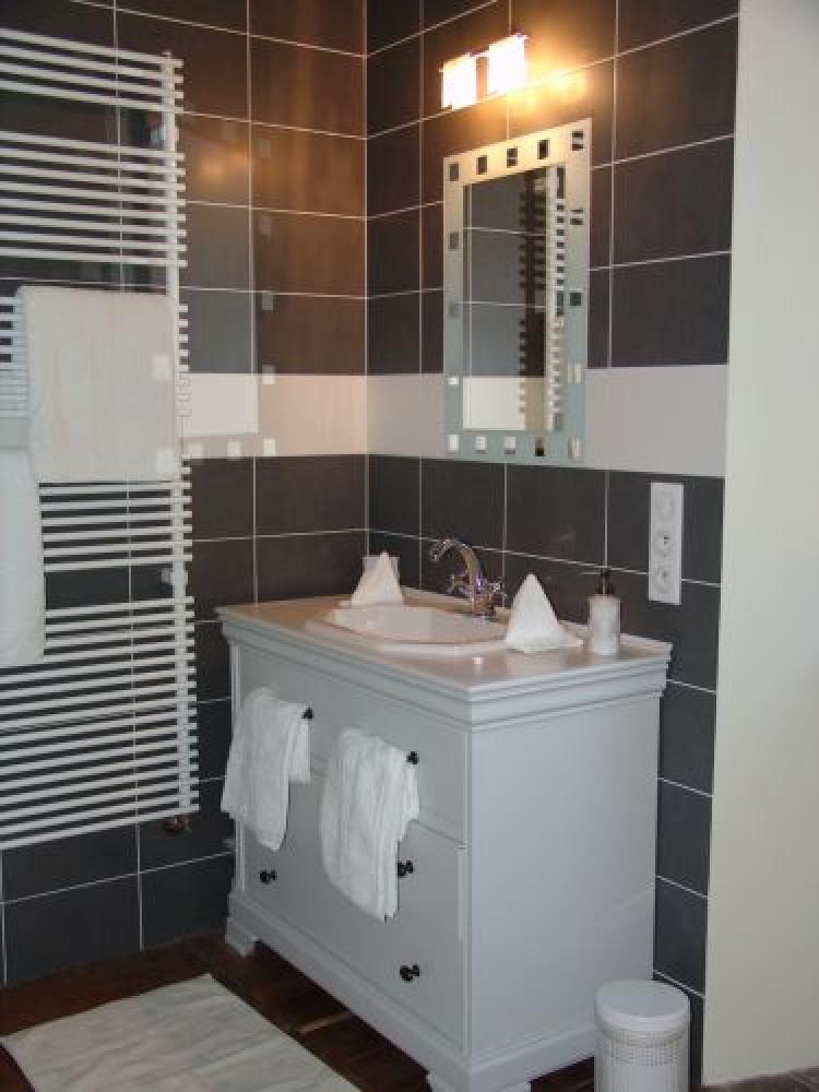 Le Buala, maison d'hôtes - Estive Schlafzimmer Badezimmer