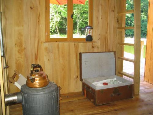 Cabane sur l'eau Sud Morvan Insolite - Innenkabine