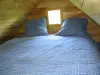 Cabane sur l'eau Sud Morvan Insolite - Mezzanine dubbel bed 160 x 200