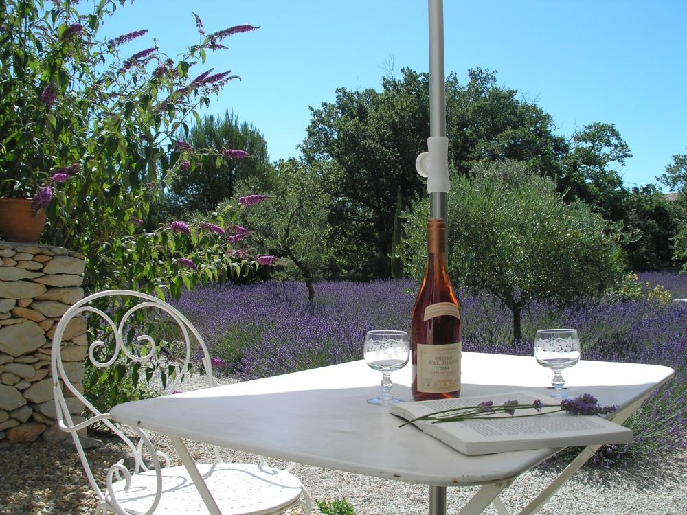 Chambres de charme-Le clos des lavandes - Aperitif geschlossen Lavendel