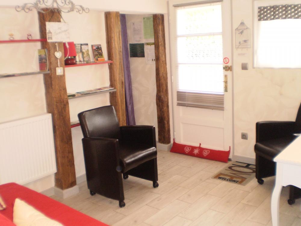 Chambres d'hôtes le Boischaut - Schlafsofa Zimmer Familien-Suite