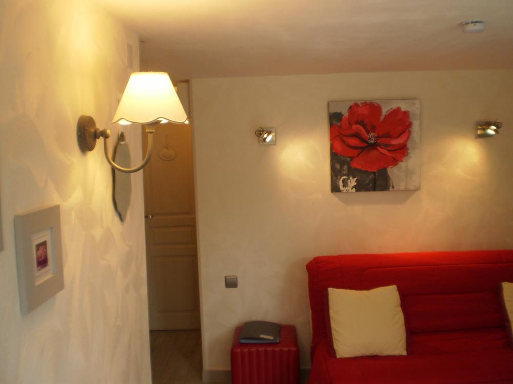 Chambres d'hôtes le Boischaut - Schlafsofa Zimmer Familienzimmer