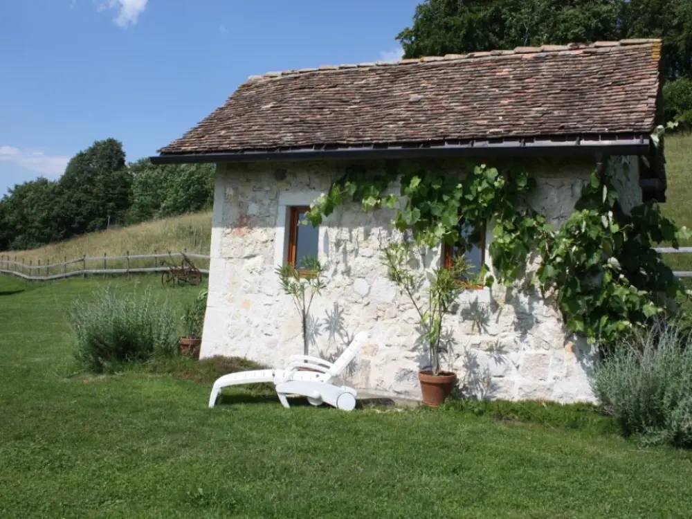 Chez Agnès et Didier - Grangeon dans le parc