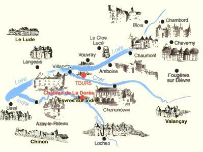Clos Mony - Pläne um Chenonceaux