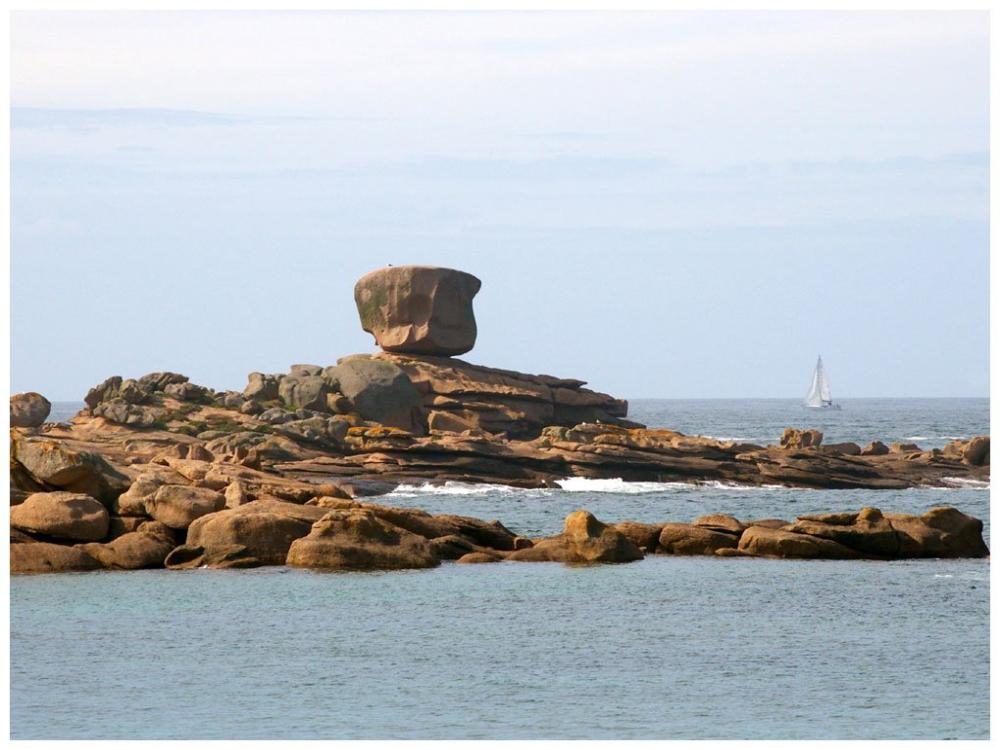 Le Colom Bretagne - Rosa Granitküste