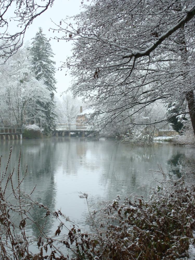 La Croix Saint Jean - Die Seine im Winter