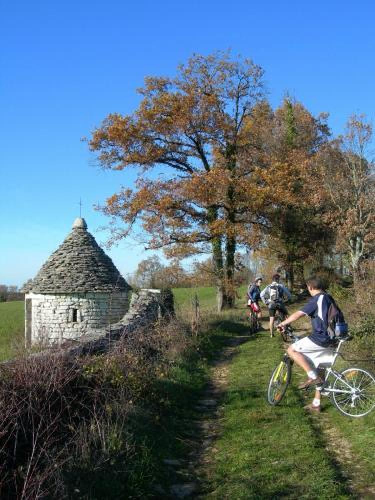 Domaine de bel air - Radtour auf den Hochebenen von zu Hause aus