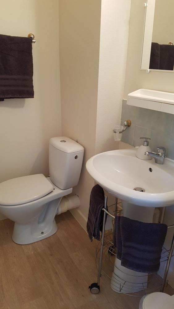 Domaine des catalpas - Duschraum und Toilette in jedem Zimmer
