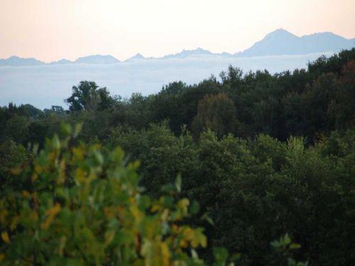 Domaine Sainte Barthe - Blick auf die Pyrenäen