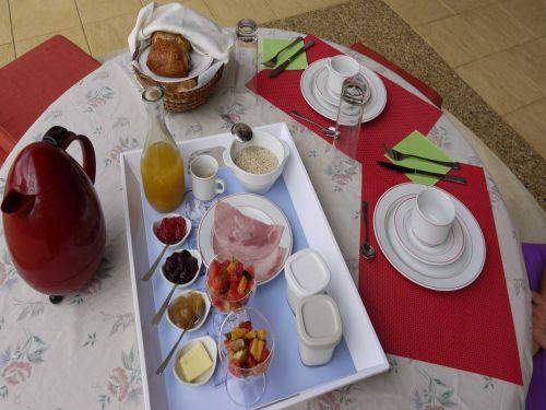 Domaine Sainte Barthe - Frühstück