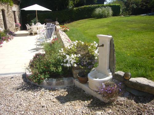 Glycin gonneville es theil derlich Tal - Der Brunnen, der Südterrasse