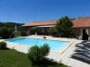 La grange couture - piscina / 15 persone - Affitto - Vacanze e Weekend a Manzac-sur-Vern