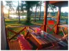 Die Hütten des Hüttendorfes Iktus - Ferienunterkunft - Urlaub & Wochenende in Lons