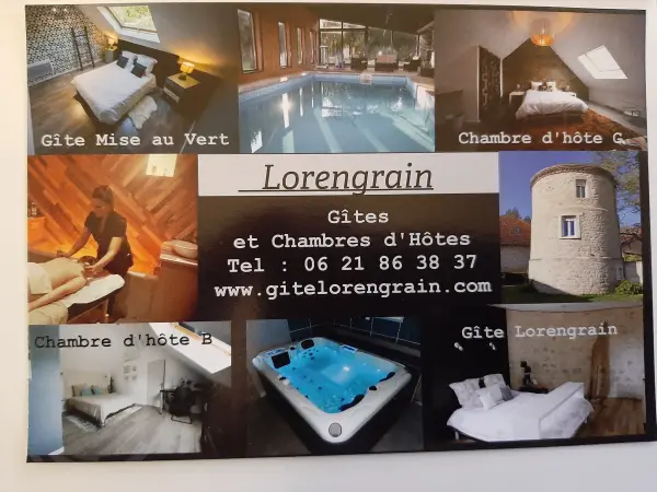 Lorengrain*** - Habitación independiente - Vacaciones y fines de semana en Bruyères-et-Montbérault