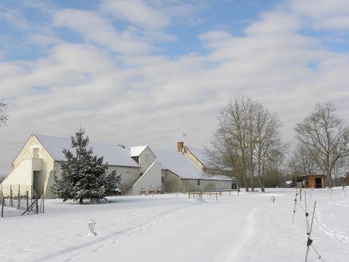 Maison d'Hôtes La Quèrière - Im Winter