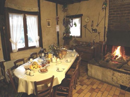 Die Maréchalerie im Loire-Tal - Der Frühstückstisch