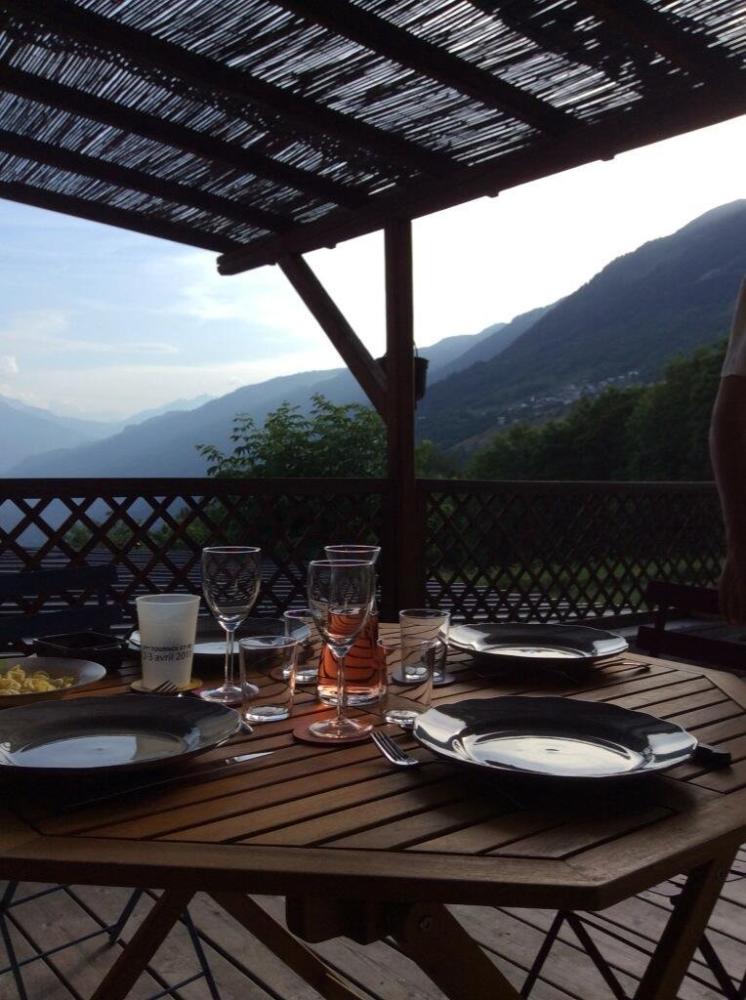 Die Marm'hôtes - Die Marm'hôtes - Abendessen auf der Terrasse