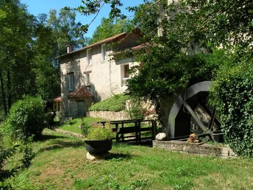 Moulin de la Planche Ferrand - Rueda de molino