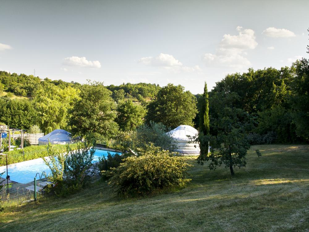 Natura-Lodge - Pool und Jurten zwischen Gard und Ardèche