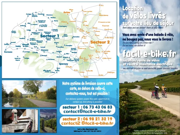 Noleggio di una bici consegnata al luogo di soggiorno - Attività - Vacanze e Weekend a La Neuville-aux-Larris