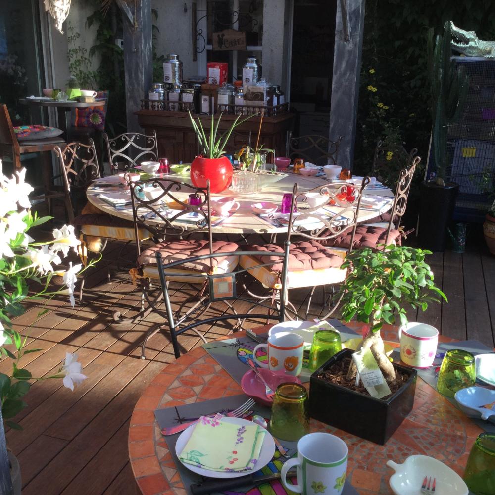 La petite chatelaine - Terrasse