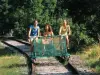 Rail bike ride on an old railway line - Activity - Holidays & weekends in Pradelles